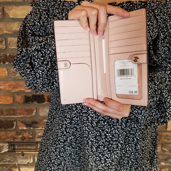 Kate Spade cameron bifold wallet cherrywood cherry - Picture 5 of 5